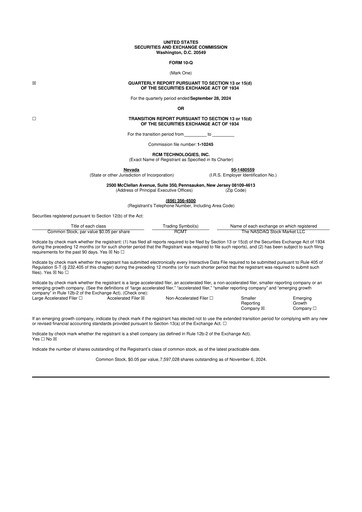 Thumbnail RCM Technologies 10-Q Quarterly Report FY2024 