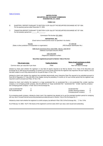 Thumbnail ReposiTrak 10-Q Quarterly Report FY2025 