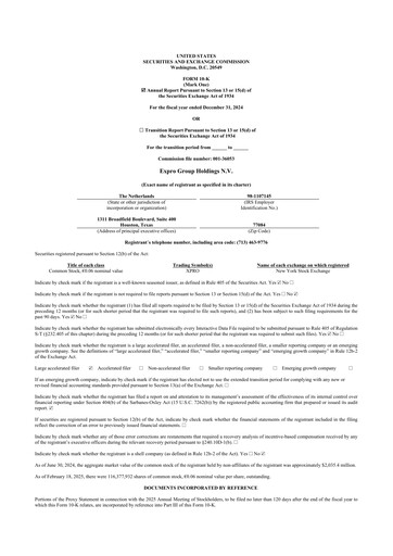 Thumbnail Expro Group 10-K Annual Report 2024