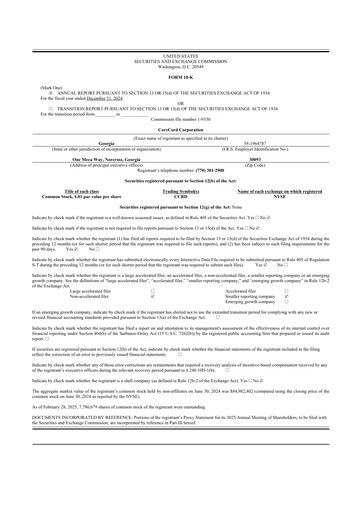 Thumbnail CoreCard 10-K Annual Report 2024