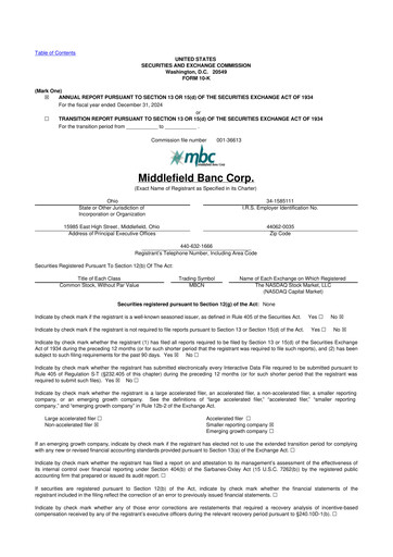 Vorschaubild Middlefield Banc
 10-K Jahresbericht 2024