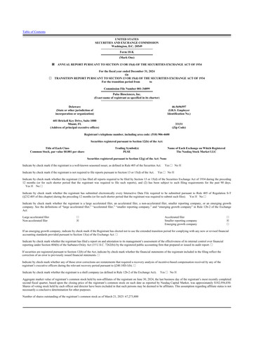 Thumbnail Pulse Biosciences
 10-K Annual Report 2024