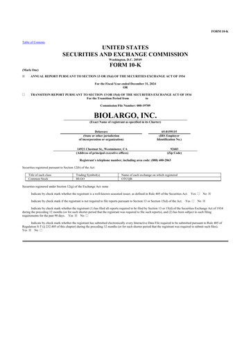 Vorschaubild BioLargo 10-K Jahresbericht 2024