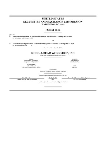 Vorschaubild Build-A-Bear Workshop 10-K Jahresbericht 2024