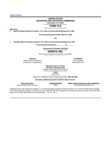 Thumbnail Azenta 10-Q Quarterly Report FY2025 