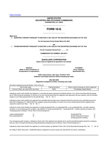 Thumbnail Quicklogic 10-Q Quarterly Report FY2025 