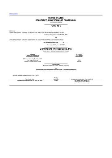 Thumbnail Contineum Therapeutics 10-Q Quarterly Report FY2025 