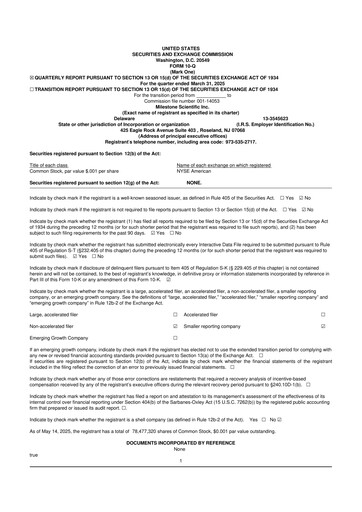 Thumbnail Milestone Scientific 10-Q Quarterly Report FY2025 