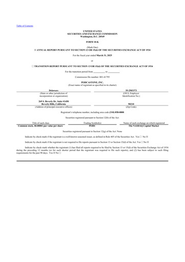 Vorschaubild PodcastOne 10-K Jahresbericht 2025