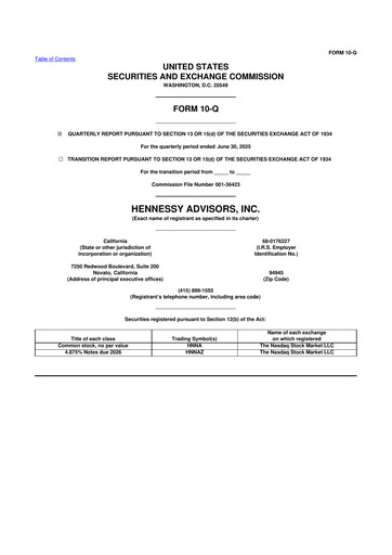 Thumbnail Hennessy Advisors 10-Q Quarterly Report FY2024 