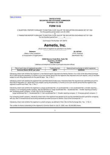 Thumbnail Aemetis 10-Q Quarterly Report FY2025 