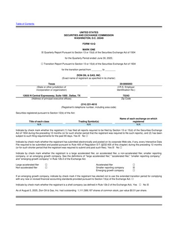 Thumbnail Zion Oil & Gas 10-Q Quarterly Report FY2025 