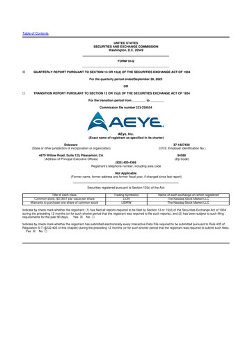 Thumbnail AEye 10-Q Quarterly Report FY2025 
