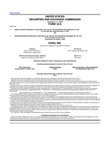 Thumbnail Cohu 10-K Annual Report 2025