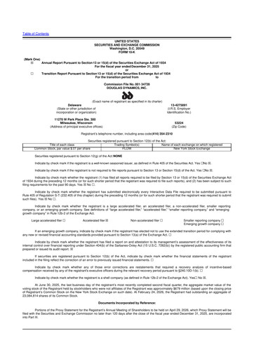 Thumbnail Douglas Dynamics
 10-K Annual Report 2025