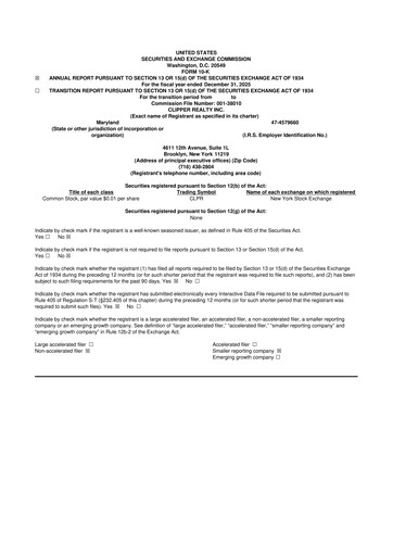 Thumbnail Clipper Realty 10-K Annual Report 2025