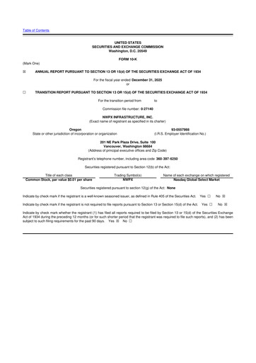 Thumbnail Northwest Pipe Company
 10-K Annual Report 2025