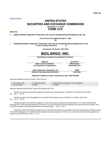 Thumbnail BioLargo 10-K Annual Report 2025