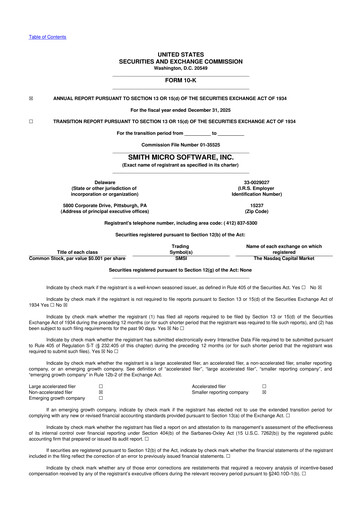 Thumbnail Smith Micro Software
 10-K Annual Report 2025