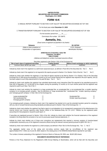 Thumbnail Aemetis 10-K Annual Report 2025
