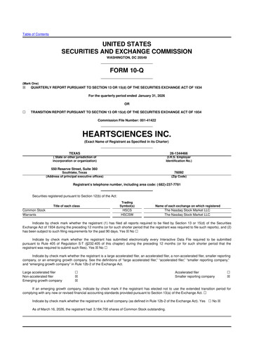 Thumbnail HeartSciences Inc. 10-Q Quarterly Report FY2026 