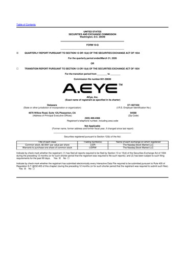 Thumbnail AEye 10-Q Quarterly Report FY 