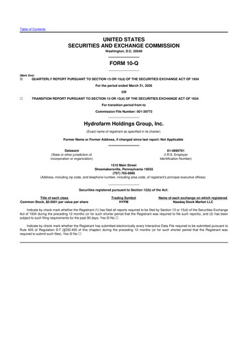 Thumbnail Hydrofarm 10-Q Quarterly Report FY2026 