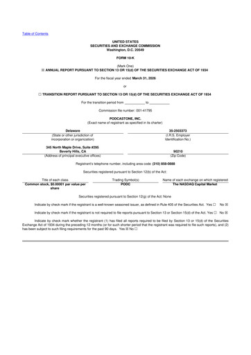 Thumbnail PodcastOne 10-K Annual Report 2026
