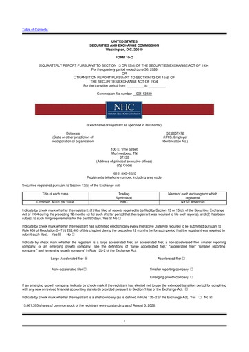 Thumbnail National Healthcare
 10-Q Quarterly Report FY2026 