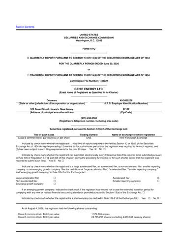 Thumbnail Genie Energy
 10-Q Quarterly Report FY2026 