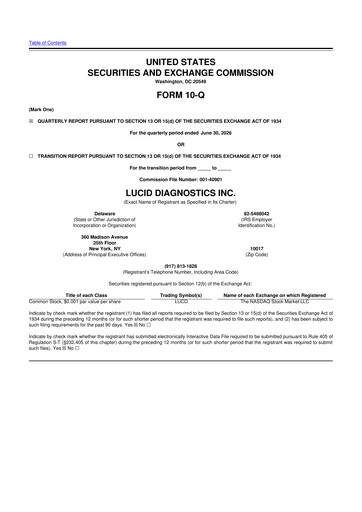 Thumbnail Lucid Diagnostics 10-Q Quarterly Report FY2026 
