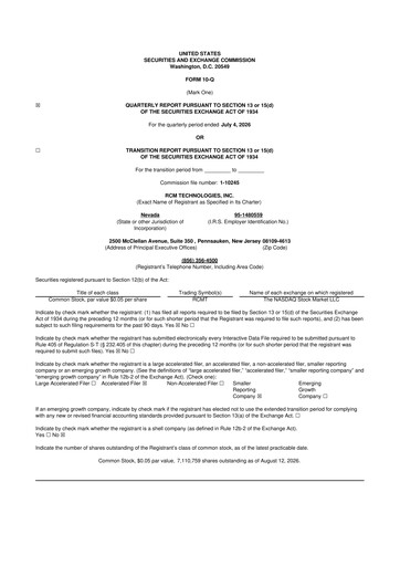 Thumbnail RCM Technologies 10-Q Quarterly Report FY2026 
