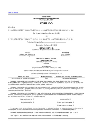 Thumbnail Ideal Power 10-Q Quarterly Report FY2026 