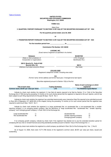 Thumbnail LiveOne 10-Q Quarterly Report FY2027 