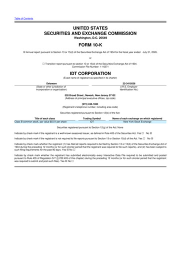 Thumbnail IDT Corporation
 10-K Annual Report 2026