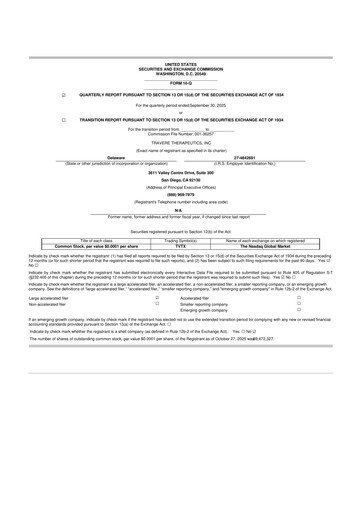 Thumbnail Travere Therapeutics 10-Q Quarterly Report FY2025 