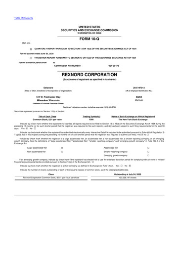 Vorschaubild Zurn Elkay Water Solutions 10-Q Quartalsbericht 2020 