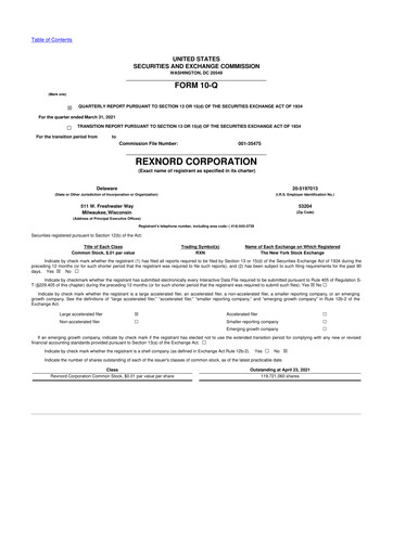 Vorschaubild Zurn Elkay Water Solutions 10-Q Quartalsbericht 2021 