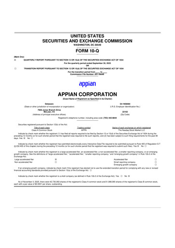 Thumbnail Appian 10-Q Quarterly Report FY2025 