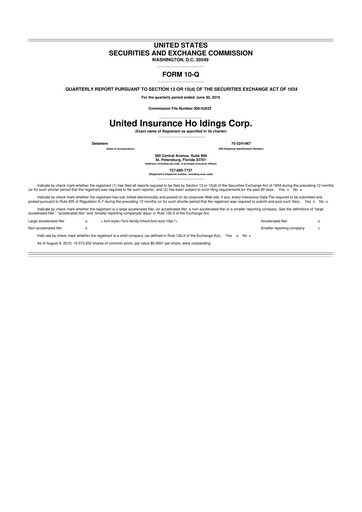 Vorschaubild American Coastal Insurance Corporation 10-Q Quartalsbericht  