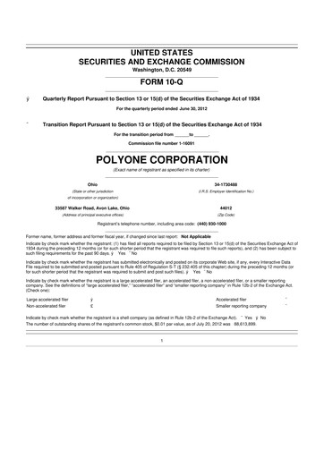 Miniature Avient 10-Q Rapport trimestriel 2012 