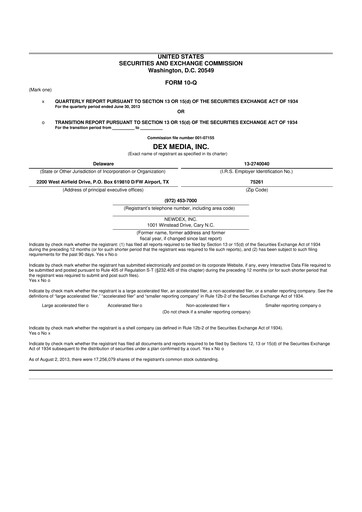 Vorschaubild Thryv 10-Q Quartalsbericht 2013 