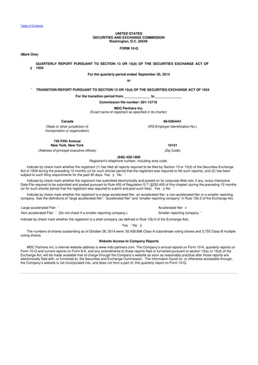 Thumbnail Stagwell 10-Q Quarterly Report FY2014 