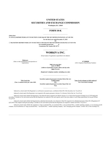 Thumbnail Workiva
 10-K Annual Report 2021