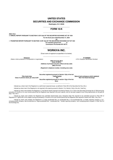 Thumbnail Workiva
 10-K Annual Report 2025