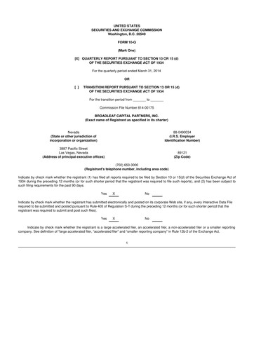 Thumbnail Red Cat Holdings 10-Q Quarterly Report FY2014 