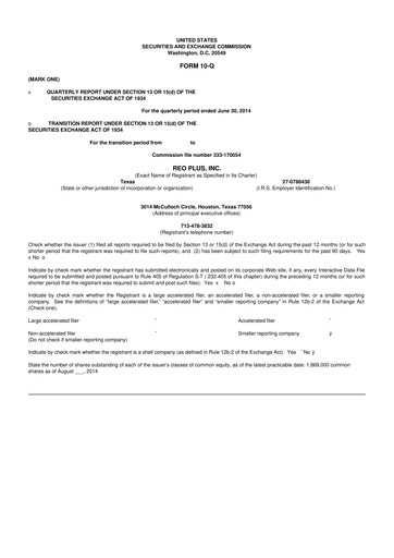 Thumbnail Boston Omaha 10-Q Quarterly Report FY2014 