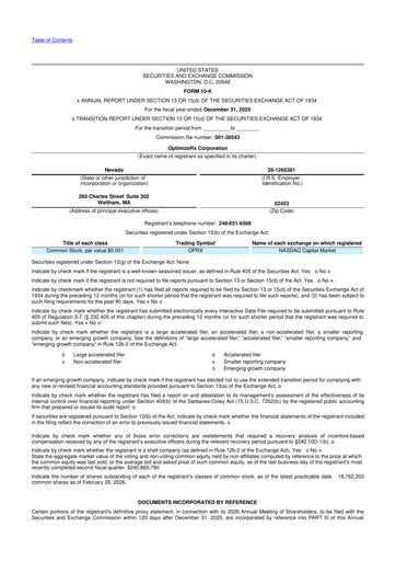 Thumbnail OptimizeRx 10-K Annual Report 2025