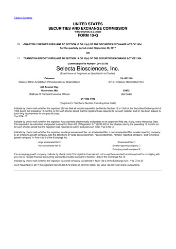 Vorschaubild Cartesian Therapeutics 10-Q Quartalsbericht 2017 
