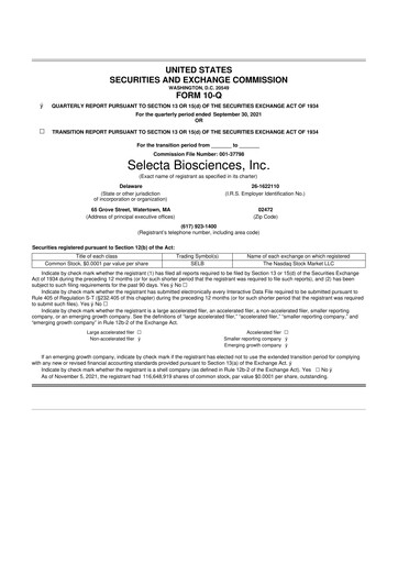 Vorschaubild Cartesian Therapeutics 10-Q Quartalsbericht 2021 
